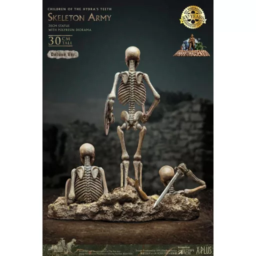 Jason and the Argonauts Gigantic Soft Vinyl Statue Ray Harryhausens Skeleton Army (Children of the Hydra's Teeth) Deluxe Ver. 32 cm