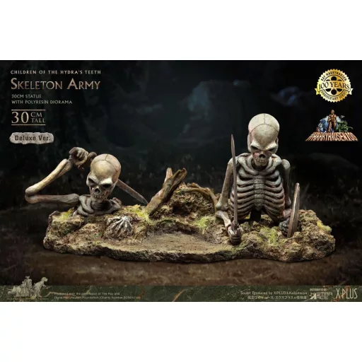 Jason and the Argonauts Gigantic Soft Vinyl Statue Ray Harryhausens Skeleton Army (Children of the Hydra's Teeth) Deluxe Ver. 32 cm