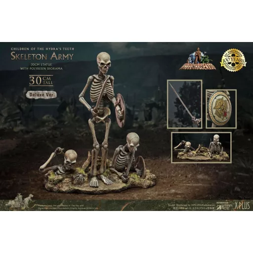 Jason and the Argonauts Gigantic Soft Vinyl Statue Ray Harryhausens Skeleton Army (Children of the Hydra's Teeth) Deluxe Ver. 32 cm