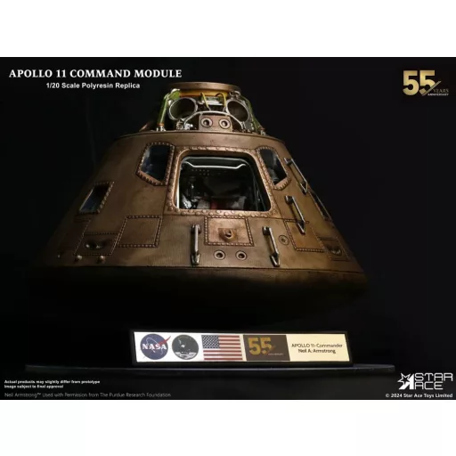 Apollo 11 Replica 1/20 Command Module (DX) 20 cm