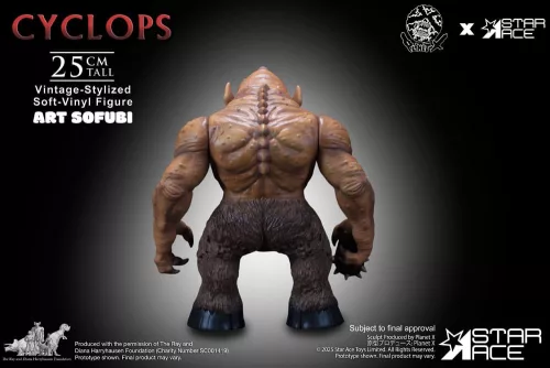 Ray Harryhausen Soft Vinyl Statue Cyclops (Vintage-Style) 25 cm