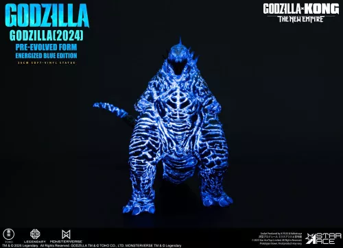 Godzilla vs. Kong: The New Empire Soft Vinyl Statue Godzilla (2024) Evolved Blue Edition 28 cm
