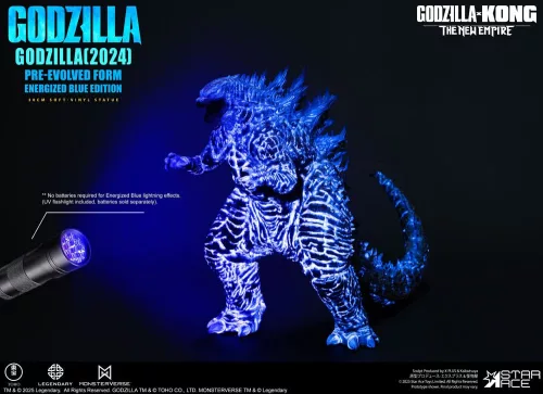 Godzilla vs. Kong: The New Empire Soft Vinyl Statue Godzilla (2024) Evolved Blue Edition 28 cm