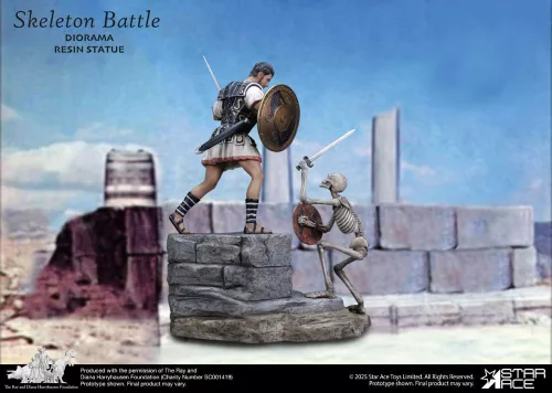 Ray Harryhausen Diorama 1/8 Skeleton Battle Scene 30 cm