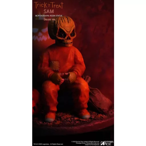 Trick R Treat Diorama Resin Statue Sam DX 18 cm