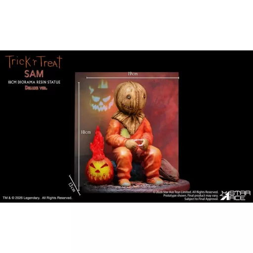 Trick R Treat Diorama Resin Statue Sam DX 18 cm