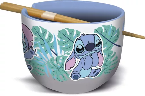 Lilo & Stitch Ramen Bowl with Chopsticks Stitch Aloha