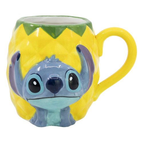 Lilo & Stitch 3D Bögre Stitch Pineapple 414 ml