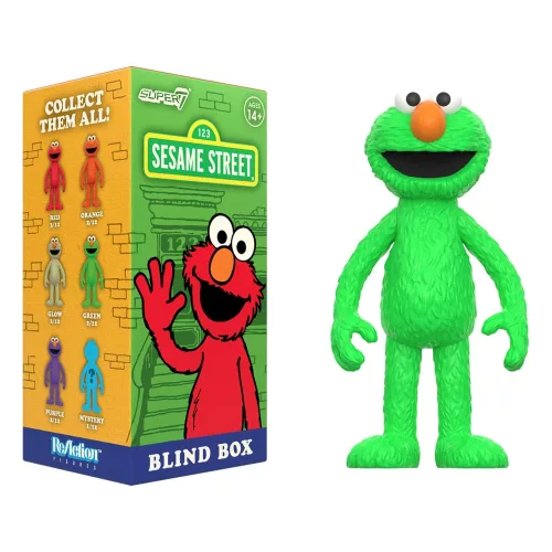 Sesame Street ReAction Action Figures 10 cmWave 04 Elmo Blind Box Display (12)