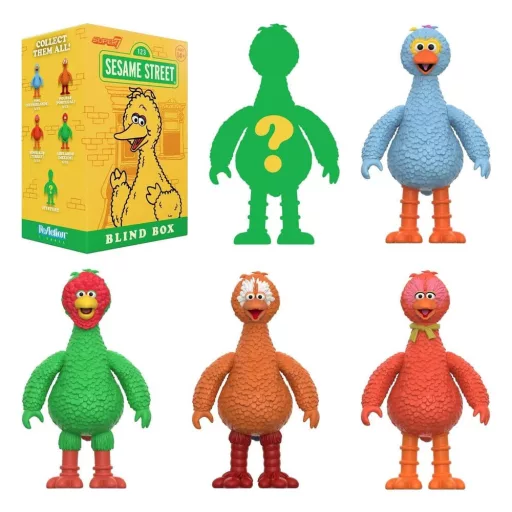 Sesame Street (Big Birds from Around the World) Action Figure Blind Box Wave 5 Display (12)