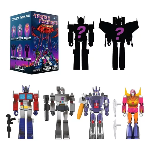 Transformers ReAction Action Figures Wave 06 The Movie Blind Box 10 cm Display (12)