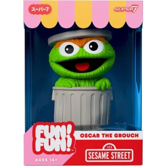   Sesame Street Fun! Fun! Soft Vinyl Figur Wave 01 - Oscar the Grouch 18 cm