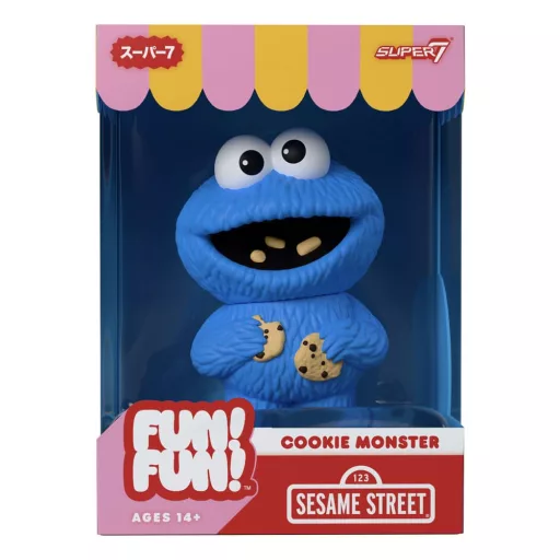 Sesame Street FUN! FUN! Vinyl Action Figure Wave 02 Cookie Monster 13 cm