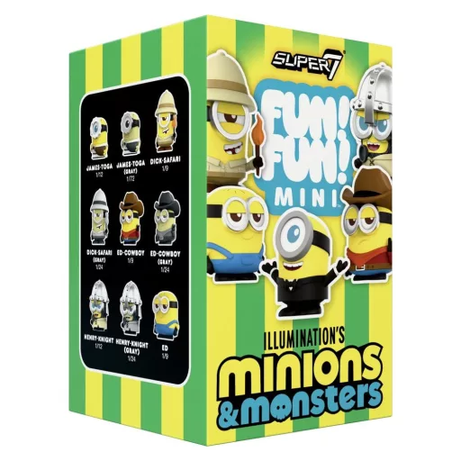 Minions Fun! Fun! Mini Figures Wave 01 Minions & Monsters Blind Box Display (9)