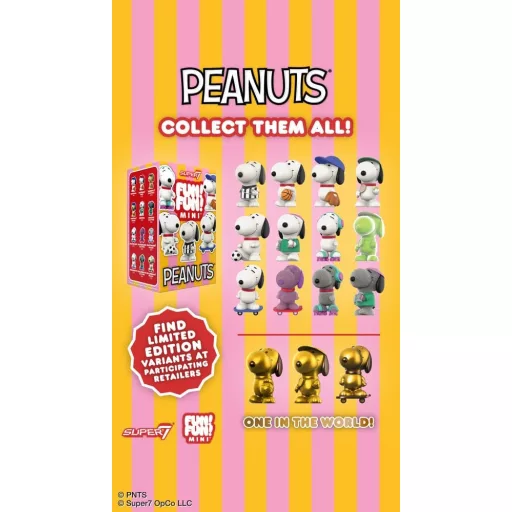 Peanuts Fun! Fun! Mini Figures Wave 01 Athlete Snoopy Blind Box Display (9)