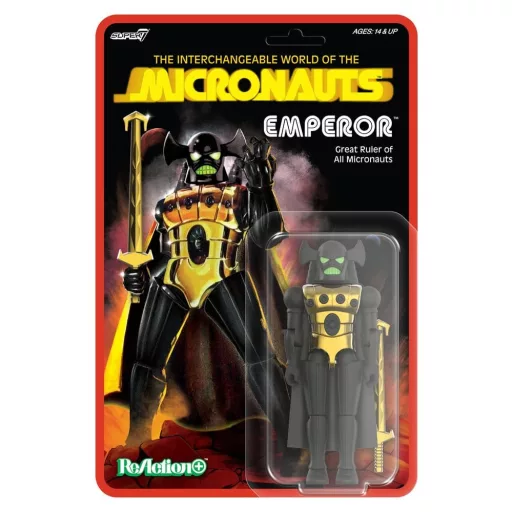 Micronauts ReAction+ Action Figure Wave 03 Emperor 10 cm