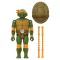 Teenage Mutant Ninja Turtles ReAction+ Action Figure Wave 02 Michelangelo