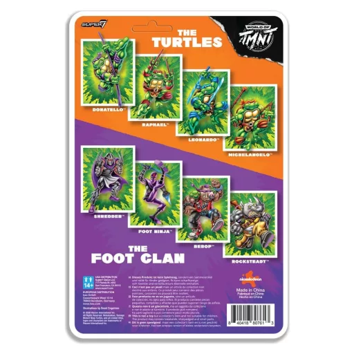 Teenage Mutant Ninja Turtles ReAction+ Action Figure Wave 02 Michelangelo