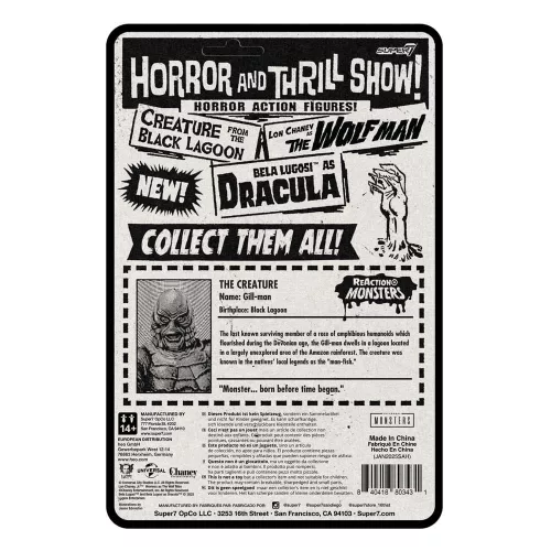 Universal Monsters ReAction+ Action Figure Wave 1 Creature from the Black Lagoon 10 cm