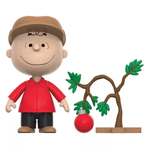 Peanuts ReAction Action Figure Charlie Brown and Sad Tree (Snow Globe Card Back)