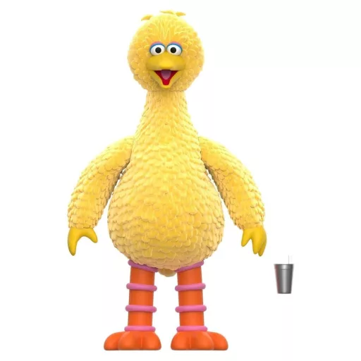 Sesame Street ReAction Action Figure Big Bird (Flocked)
