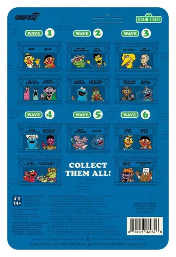 Sesame Street ReAction Action Figure Wave 06 Count Von Count (PJs) 10 cm