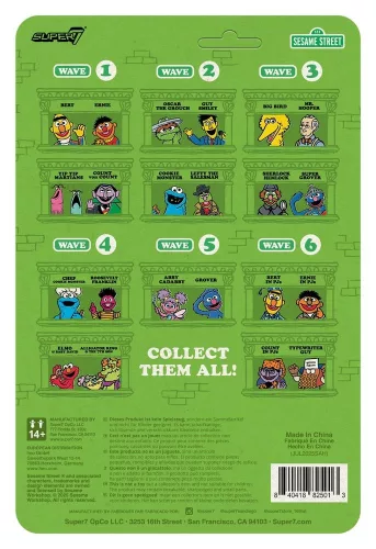 Sesame Street ReAction Action Figure Wave 06 Typewriter Guy 10 cm