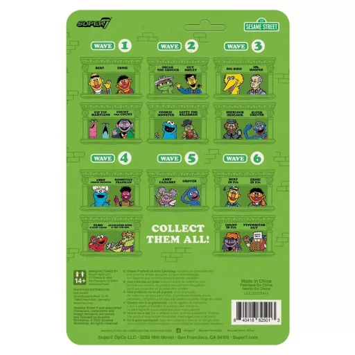 Sesame Street ReAction Action Figure Wave 06 Typewriter Guy 10 cm