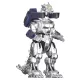 Godzilla Toho ReAction Action Figure Mechagodzilla (2002) 24 cm