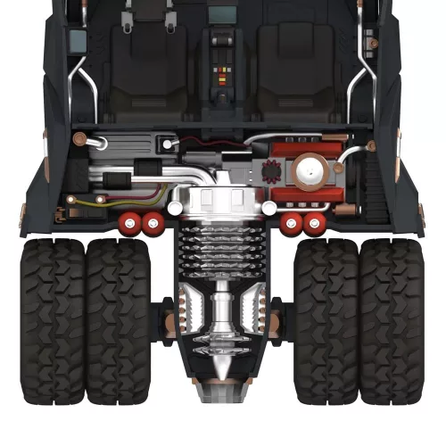 Batman 1989 Super Cyborg Vehicle Batmobile Tumbler (Full Color) 33 cm