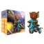 Super7 Super Cycles Vehicle Bat Boy (Brown w/ Blue Trike)