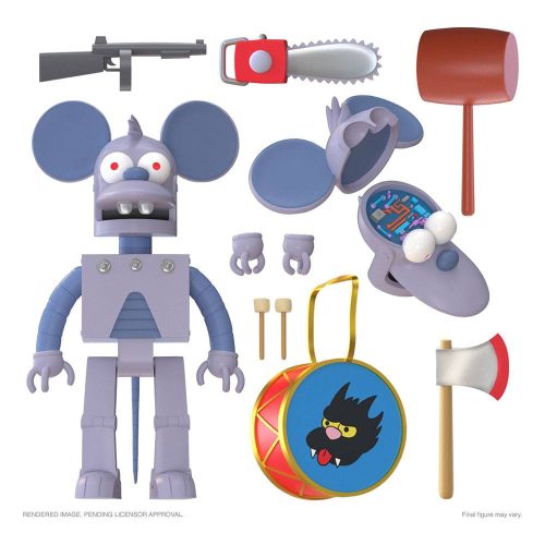 The Simpsons Ultimates Figura Robot Itchy 18 cm