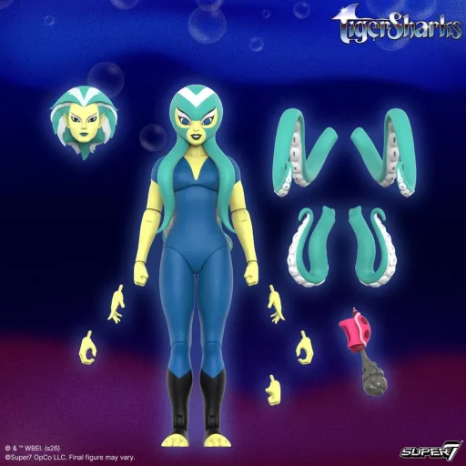 TigerSharks Ultimates Wave 01 Action Figure Octavia (Hybrid) 18 cm