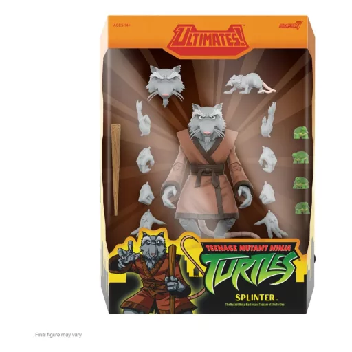 Teenage Mutant Ninja Turtles Ultimates Figura Wave 13 Splinter 18 cm