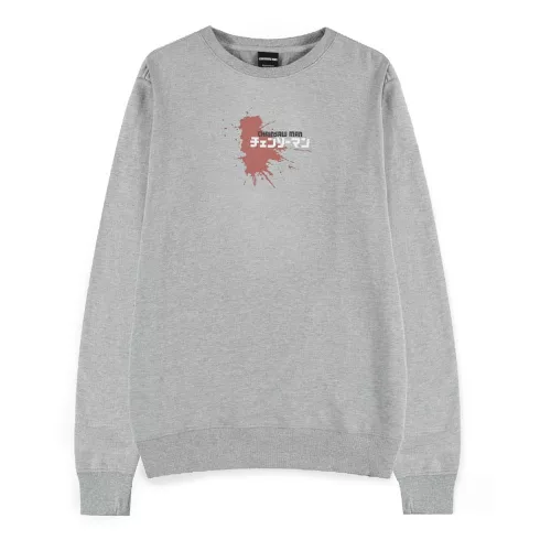 Chainsaw Man Sweater Power Grey Melange Size L
