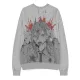 Chainsaw Man Sweater Power Grey Melange Size S