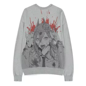 Chainsaw Man Sweater Power Grey Melange Size XL