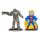 Fallout Mini Figures 2-Pack Set C T-60 & Vault Boy (Power) 7 cm