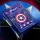 Captain America Playing Cards Patriotic Design