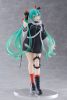 Hatsune Miku Wonderland PVC Szobor Fashion Punk Ver. 18 cm