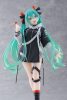 Hatsune Miku Wonderland PVC Szobor Fashion Punk Ver. 18 cm