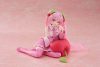 Hatsune Miku PVC Szobor Desktop Cute Figure Sakura Miku Cherry Cushion Ver. 13 cm