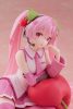 Hatsune Miku PVC Szobor Desktop Cute Figure Sakura Miku Cherry Cushion Ver. 13 cm