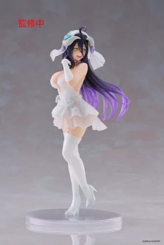Overlord Coreful PVC Szobor Albedo Wedding Ver. 18 cm