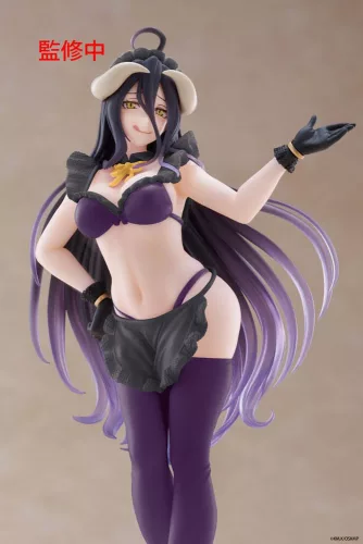 Overlord Coreful PVC Szobor Albedo Maid Renewal Edition 18 cm