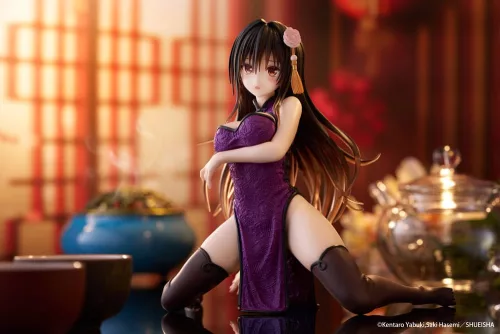 To Love Ru Darkness Desktop Cute PVC Szobor Yui Kotegawa (Chinese Dress Ver.) 13 cm