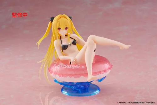 To Love-Ru Darkness Aqua Float Girls PVC Szobor Golden Darkness 10 cm