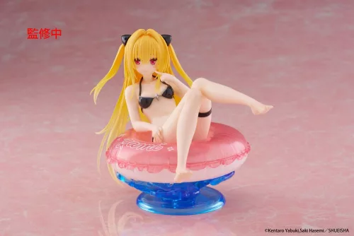 To Love-Ru Darkness Aqua Float Girls PVC Szobor Golden Darkness 10 cm