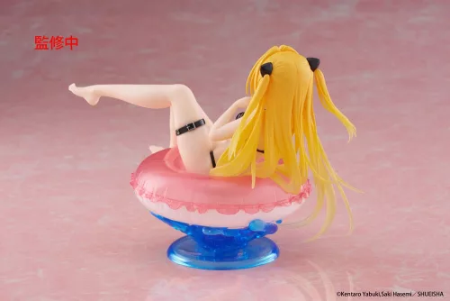To Love-Ru Darkness Aqua Float Girls PVC Szobor Golden Darkness 10 cm