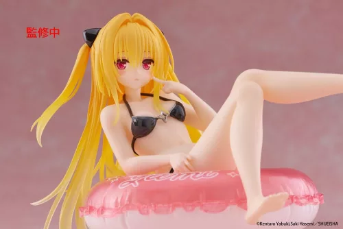 To Love-Ru Darkness Aqua Float Girls PVC Szobor Golden Darkness 10 cm